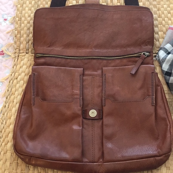 Italian high end leather crossbody bag - Picture 4 of 8